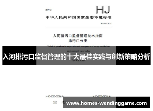 入河排污口监督管理的十大最佳实践与创新策略分析